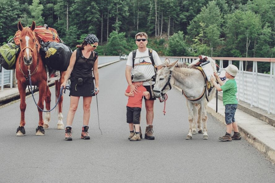 Traverser l'Aubrac avec un âne