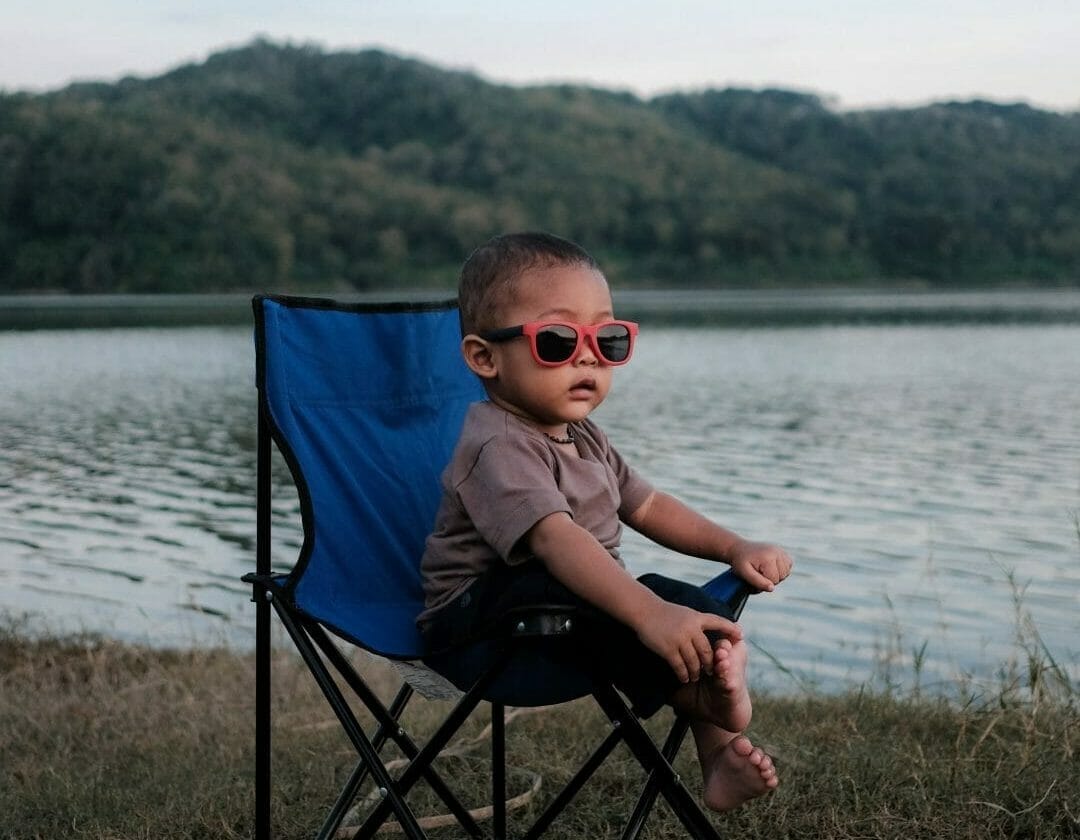 bébé chaise lac