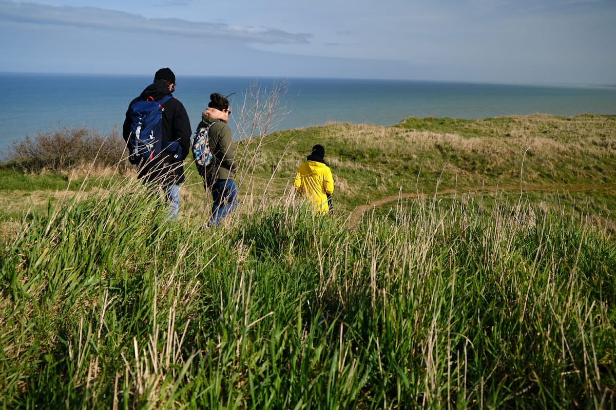 balade le long de la falaise