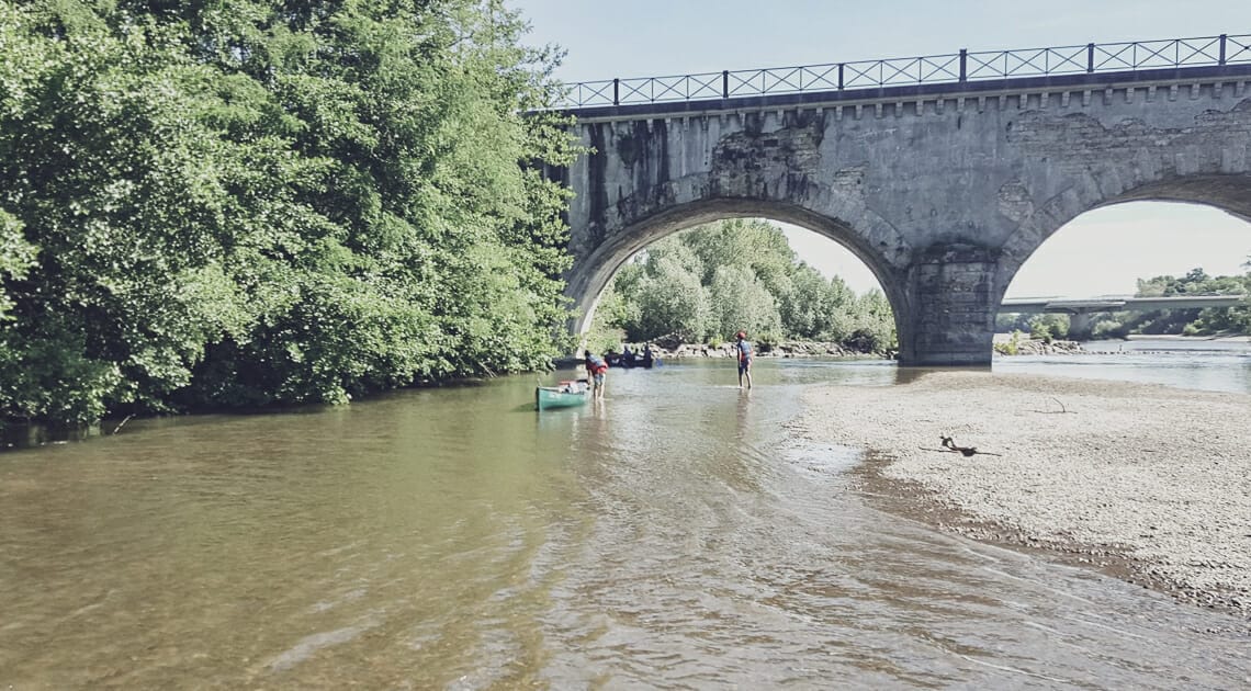 itinéraire canoë Allier