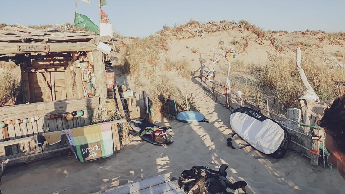 cabane sur la plage