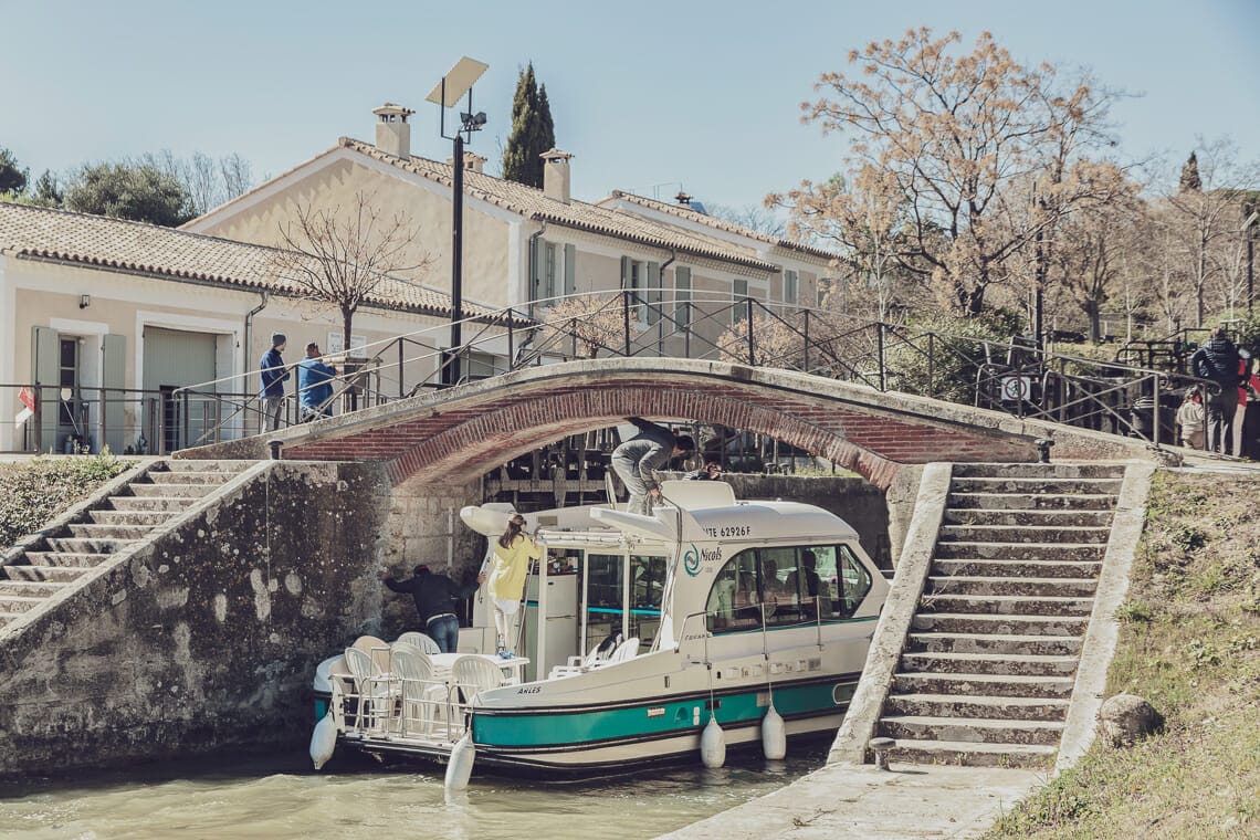 bateau sur le canal du midi