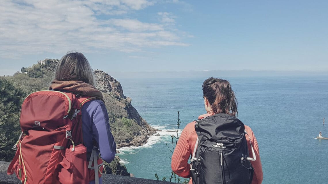 randonneuses devant la mer